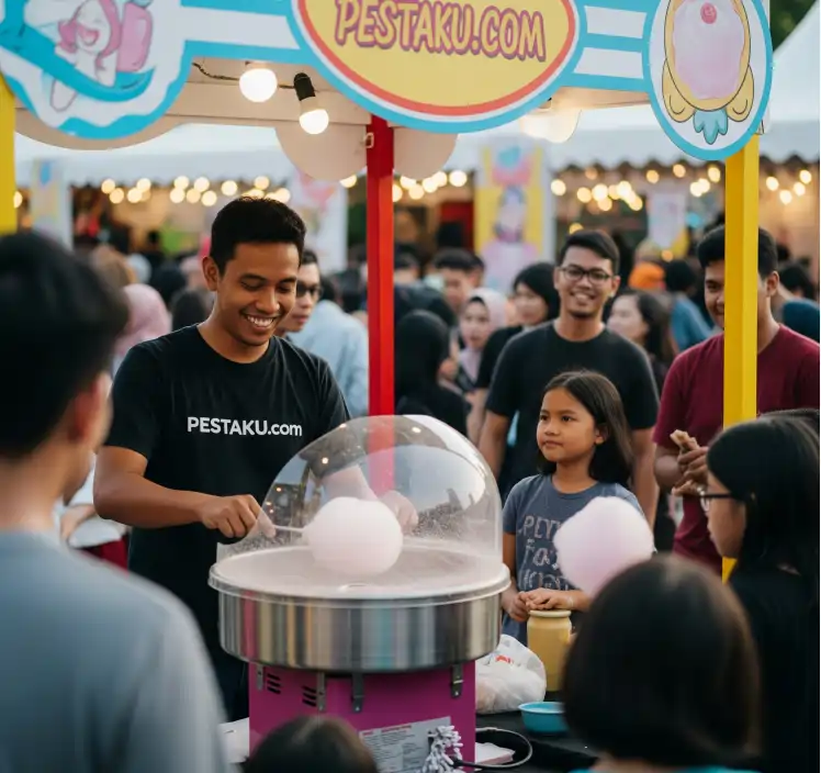 jasa cotton candy bekasi